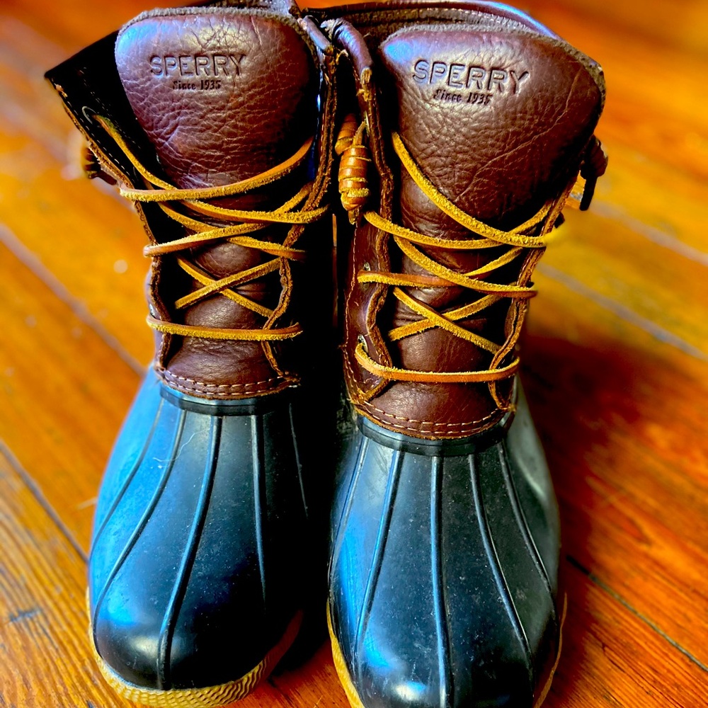 Sperry duck boots rain boots